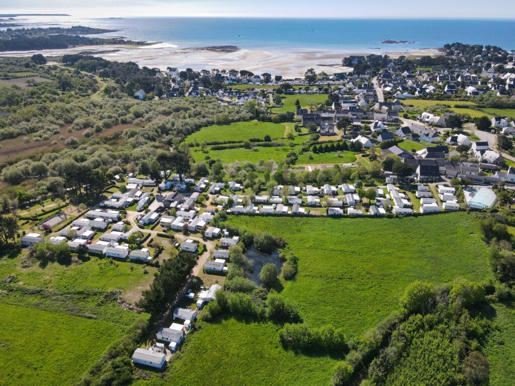 Camping Le Dolmen à Carnac, point de départ direct sur les pistes cyclables du Morbihan